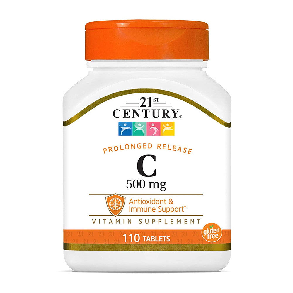21st Century Vitamin C Prolonged Release 500 mg Tablets, 110 Ea